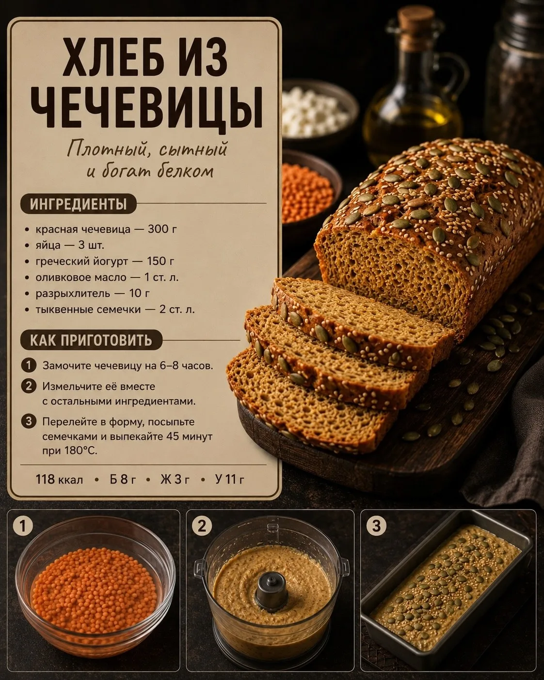 🍞Небольшая подборка для тех, кто по каким-либо причинам не ест мучное.