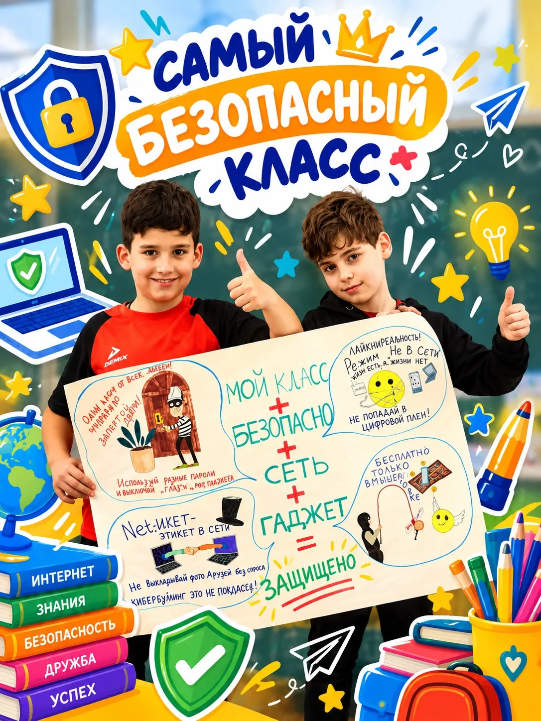 ФОРМУЛА БЕЗОПАСНОГО ИНТЕРНЕТА ОТ УЧЕНИКОВ 4 «А»