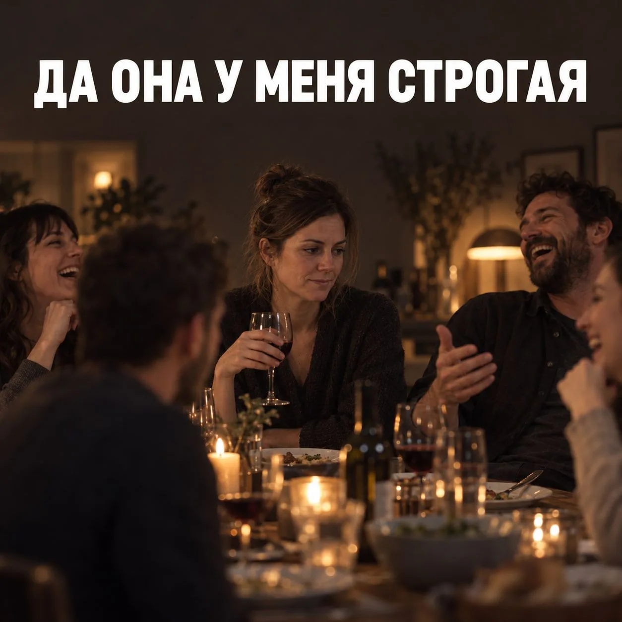 — Да она у меня строгая, мне и пива нельзя.