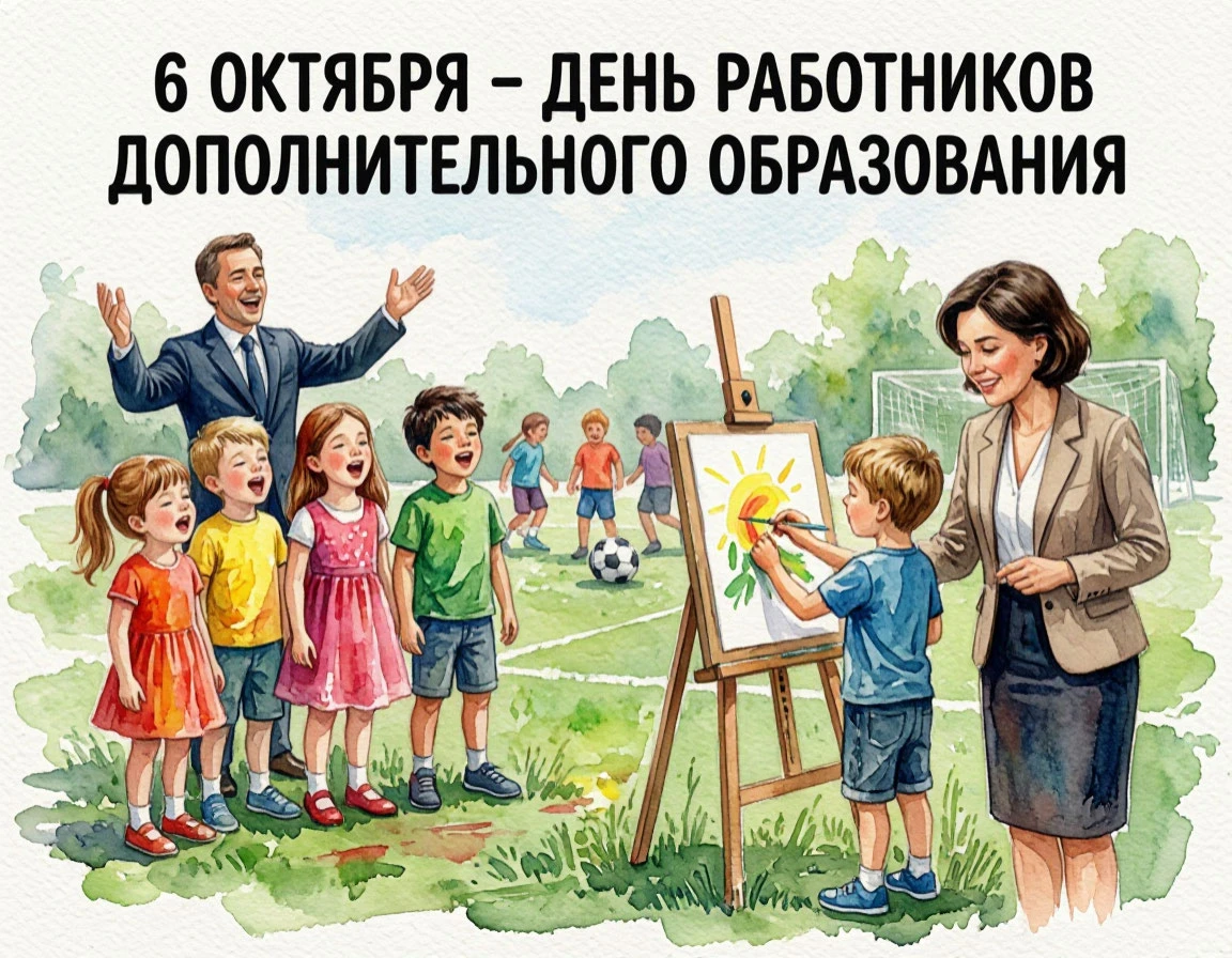 🎉 6 октября - День работников дополнительного образования в России!