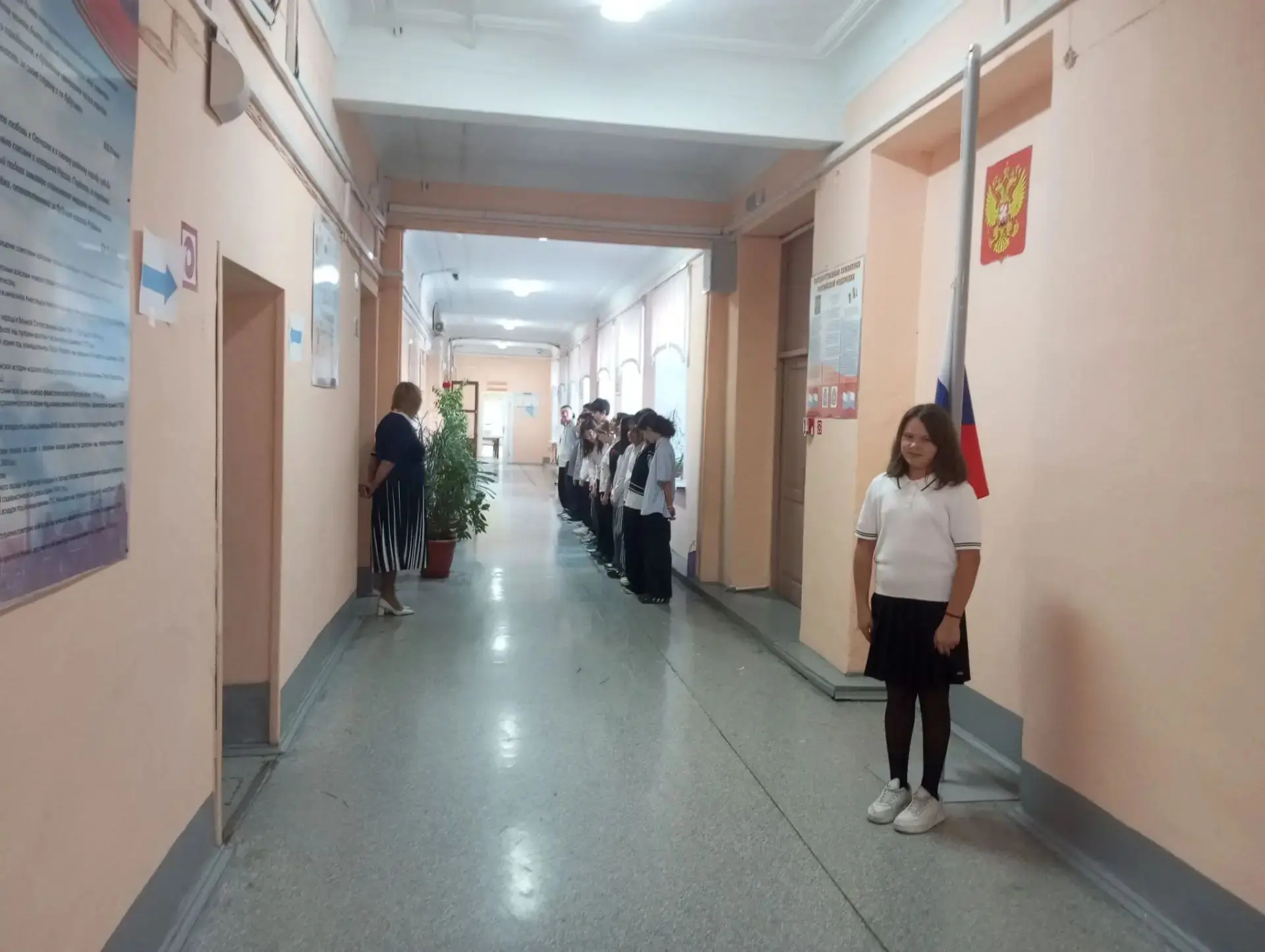 Сегодня, 12 октября, в нашей школе прошла традиционная торжественная линейка, посвященн...