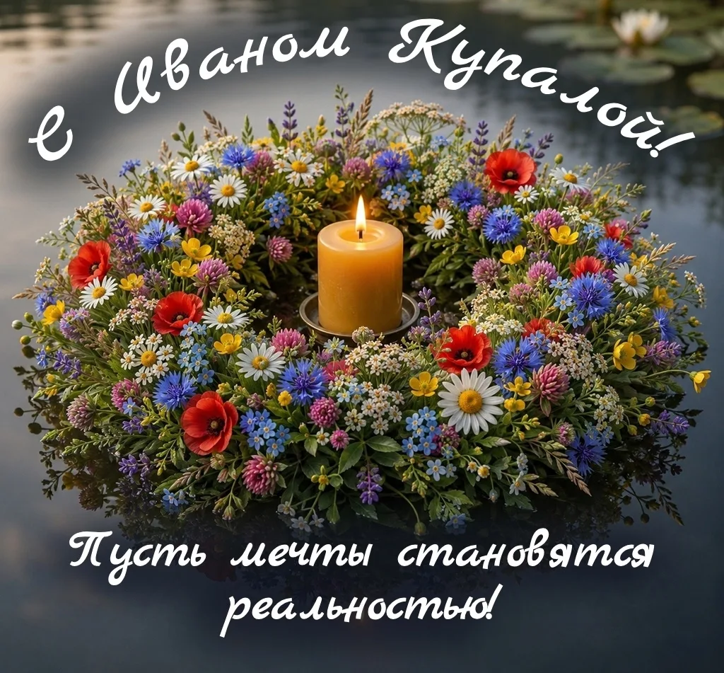 С праздником Ивана Купалы! Счастья и любви!