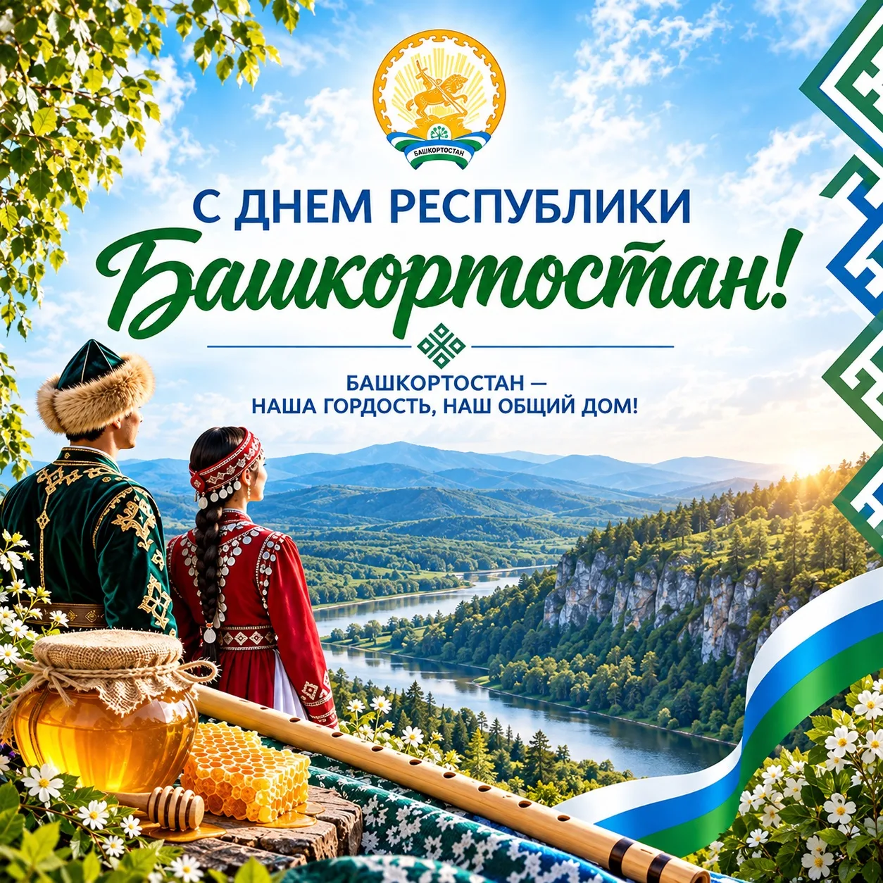 Поздравляем жителей Республики Башкортостан с Днём Республики!