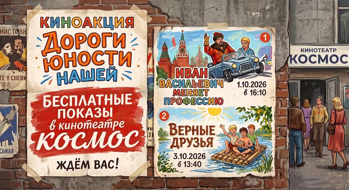🎬 Приглашаем на бесплатные кинопоказы 🎬