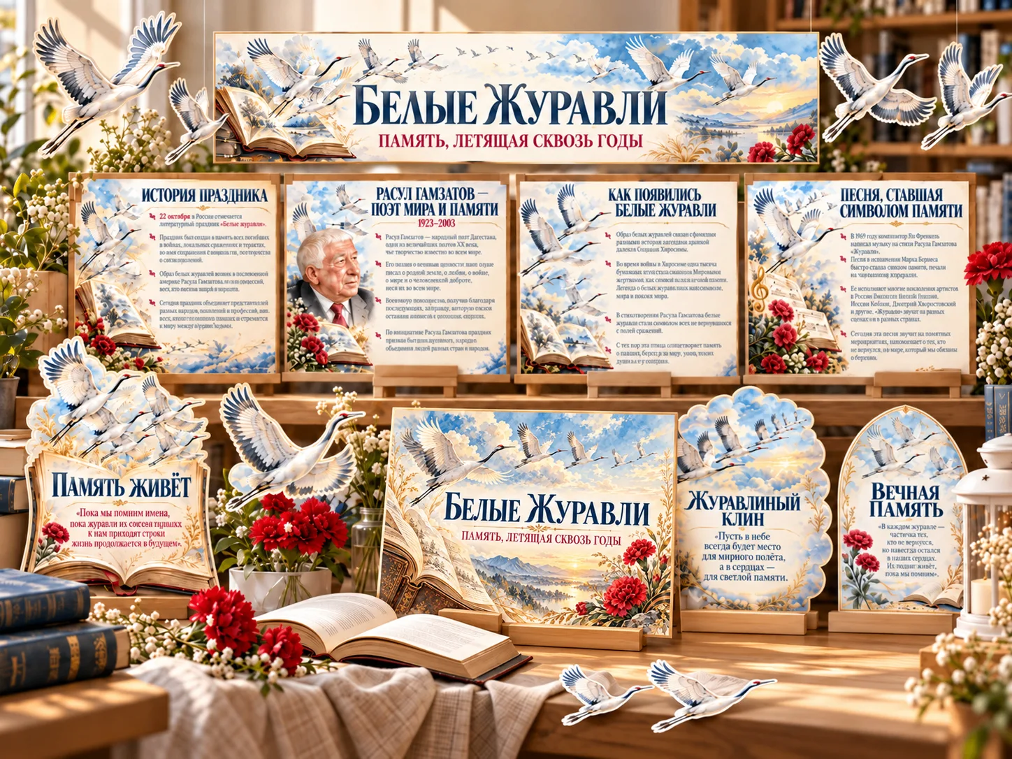 🕊 22 ОКТЯБРЯ — ЛИТЕРАТУРНЫЙ ПРАЗДНИК «БЕЛЫЕ ЖУРАВЛИ»!