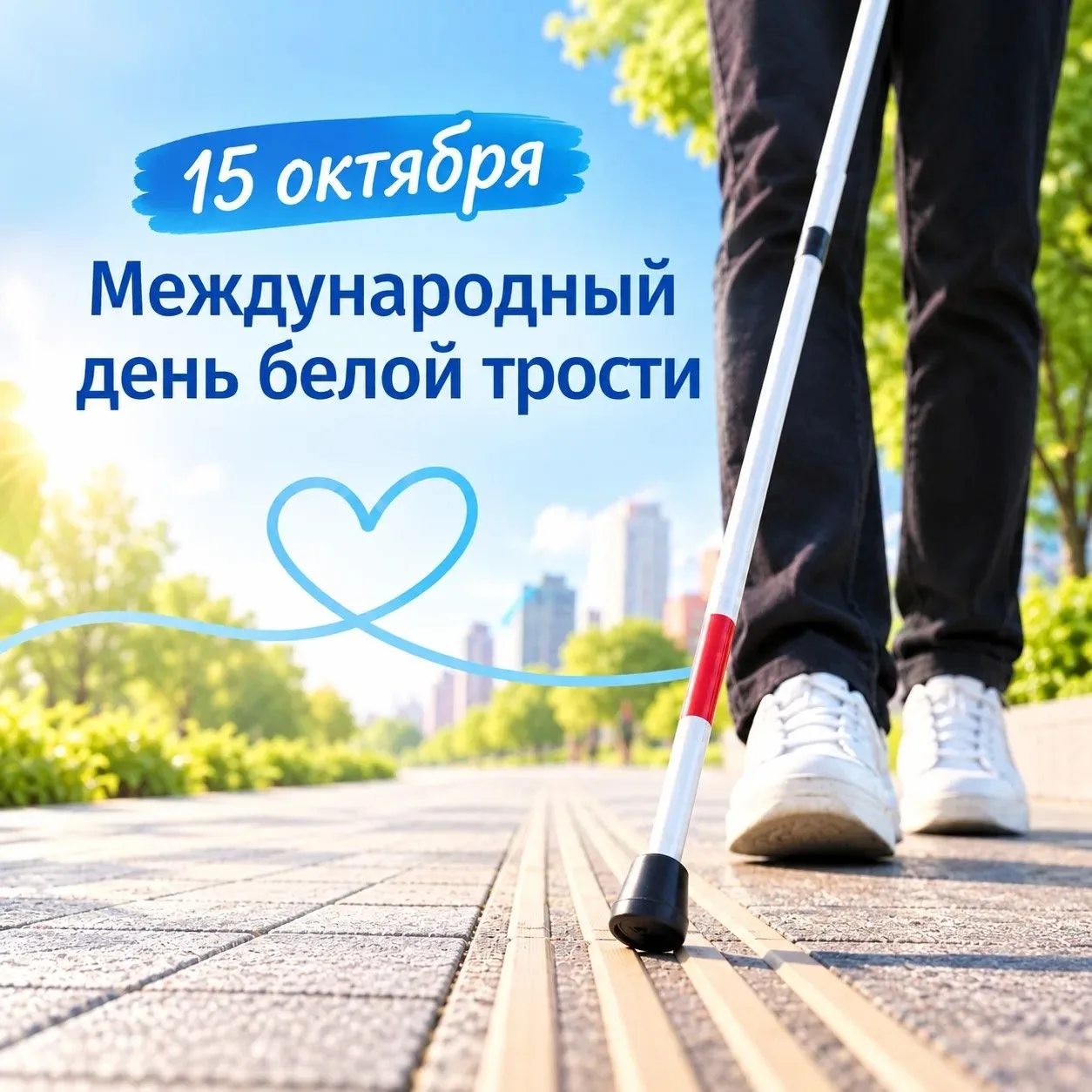 🦯 Международный день белой трости: куда обратиться за помощью в Луганске