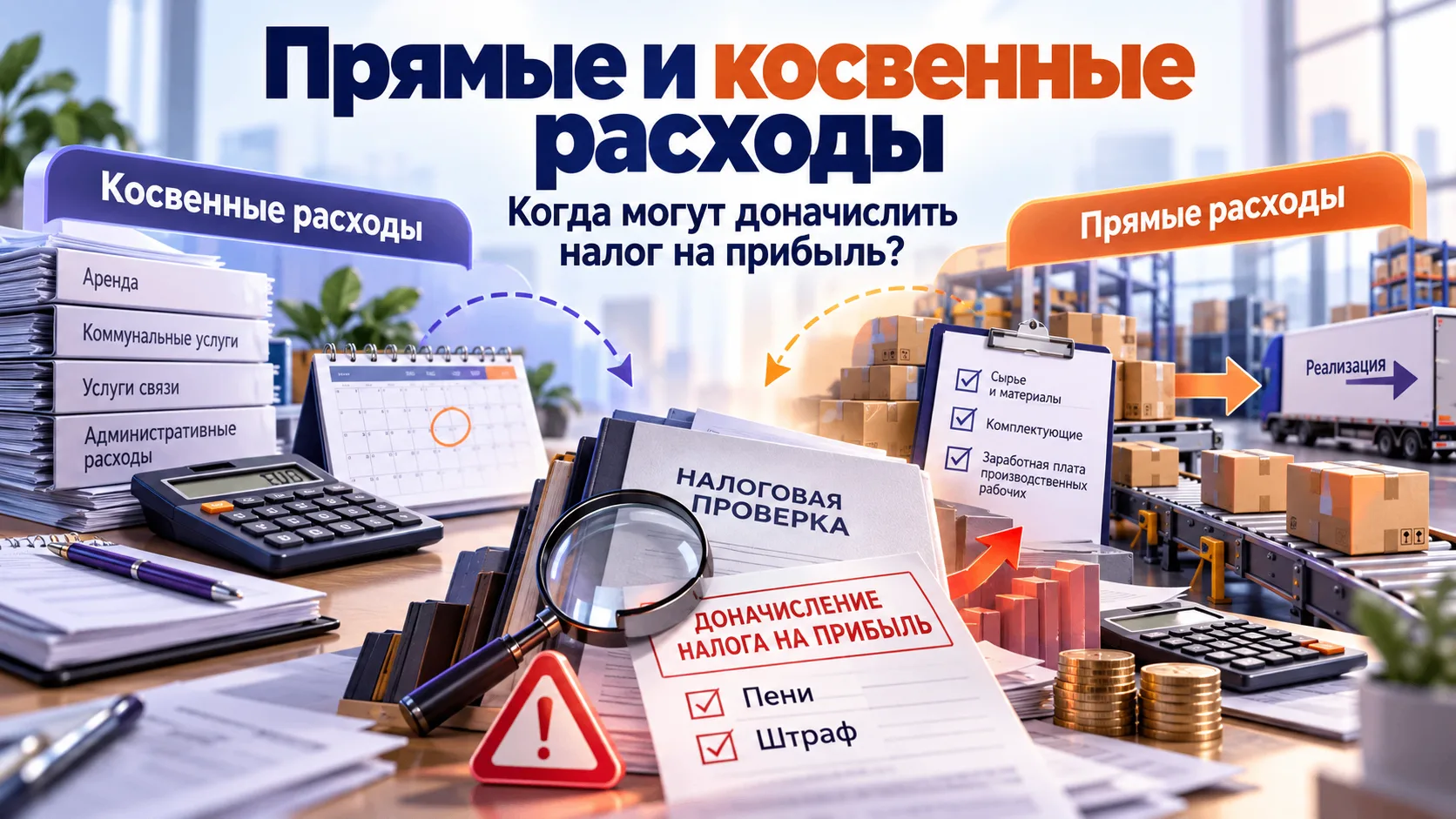 Прямые и косвенные расходы: когда налоговая может доначислить налог на прибыль?