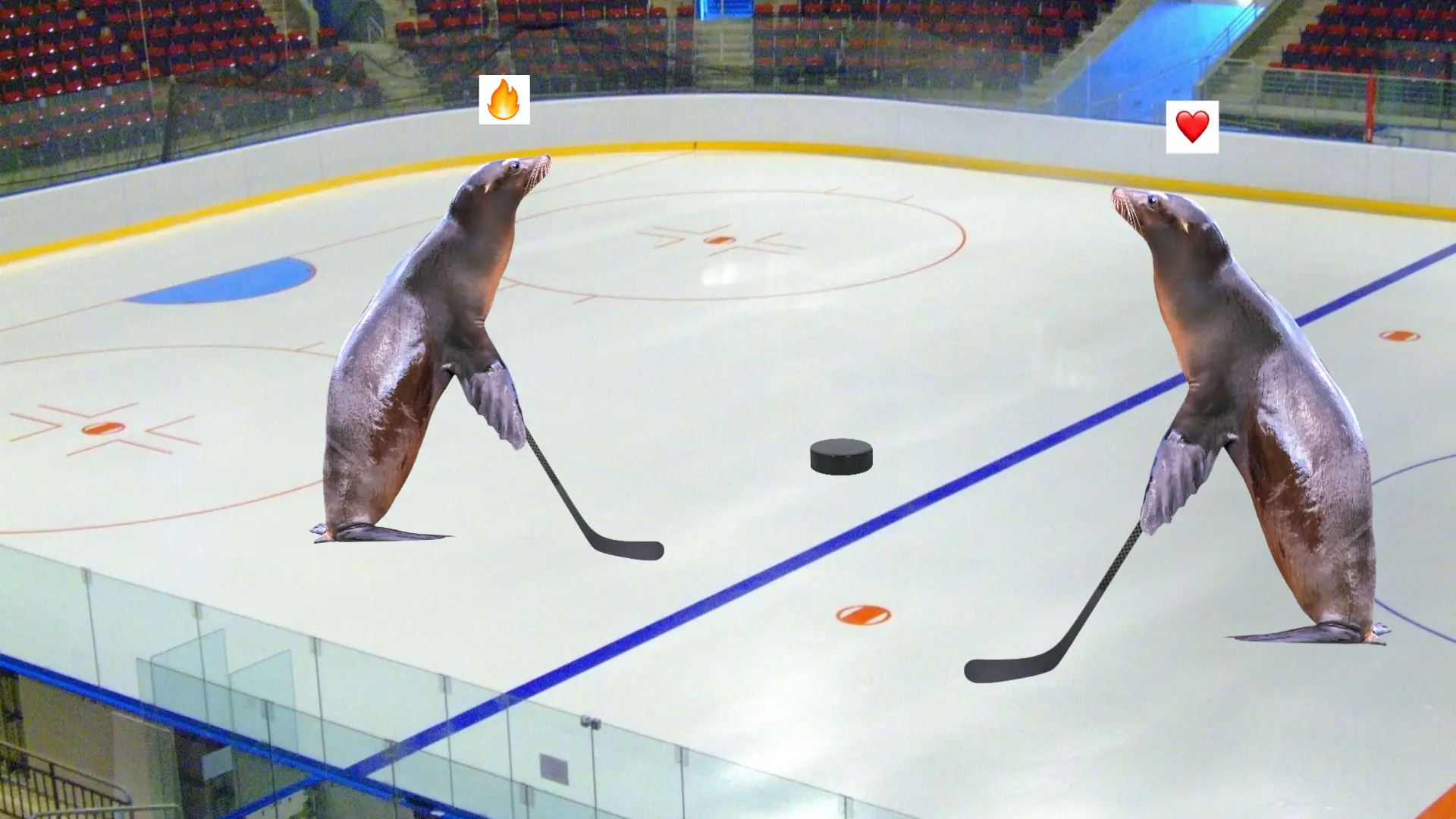 Поиграем в хоккей? 🏒