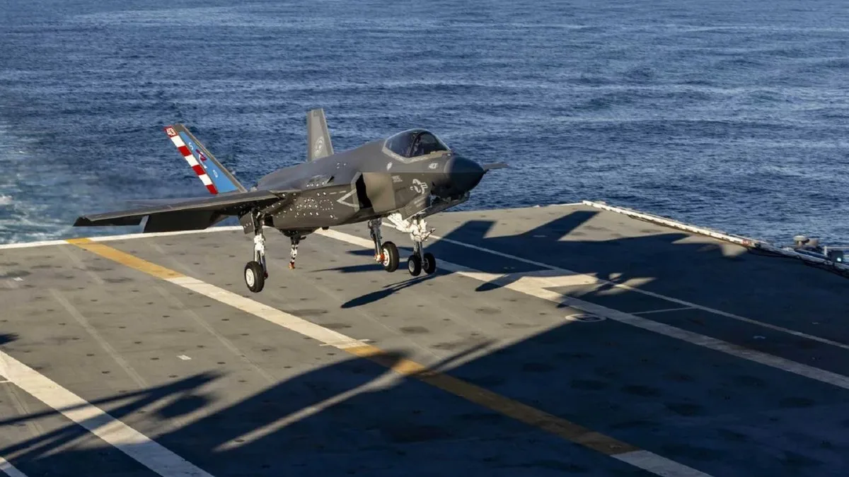 ↗️ ВМС США впервые посадили F-35C на авианосец John F. Kennedy