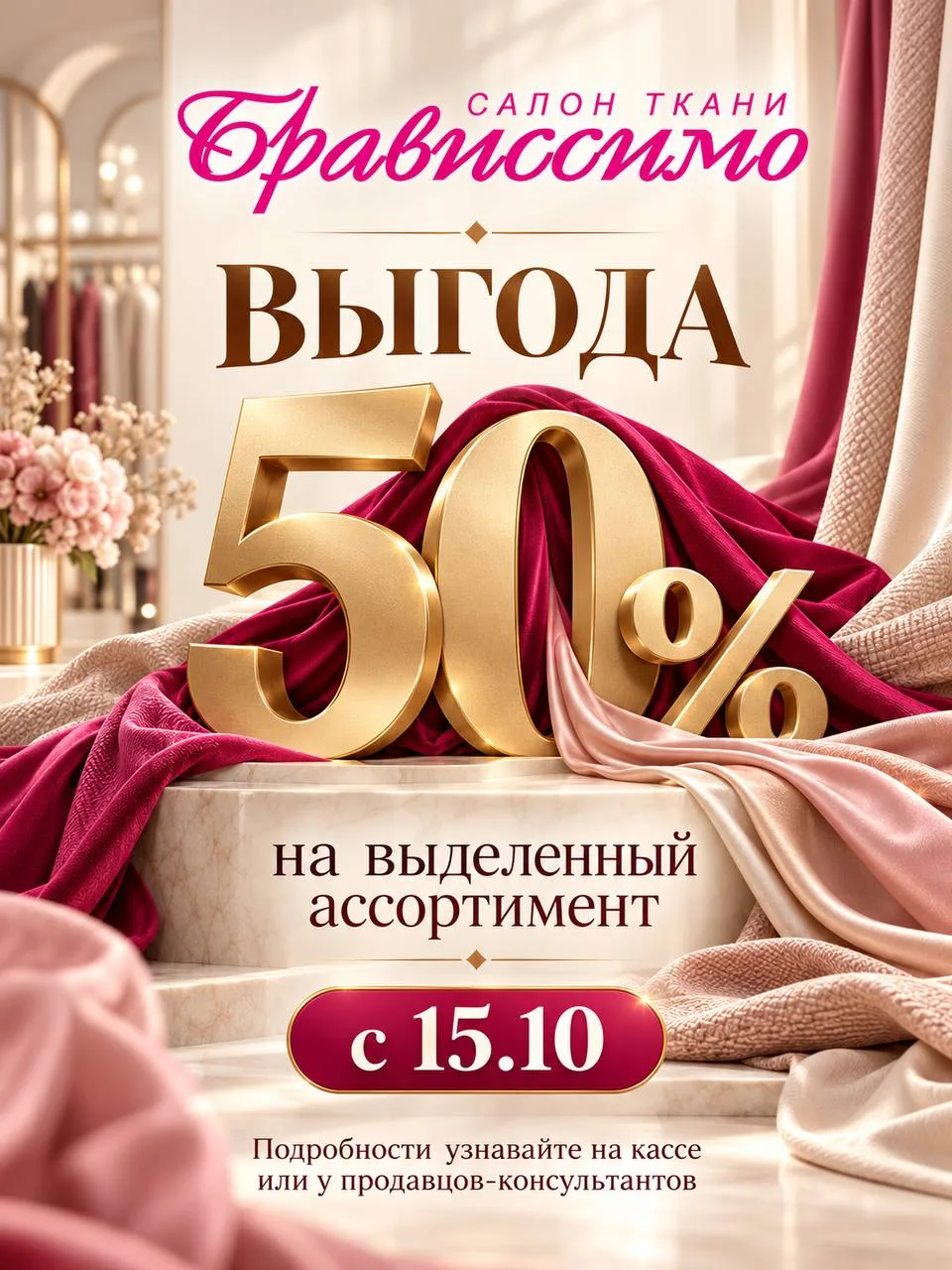 🔥СКИДКИ 50%!