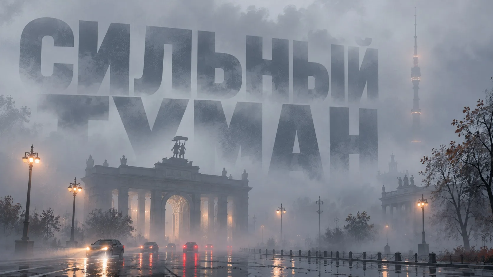 🌫️ В Москве ожидается сильный туман