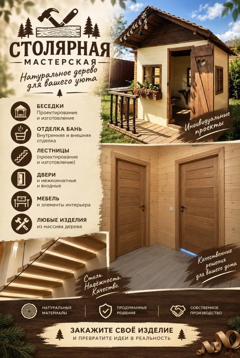 🪵 СТОЛЯРНАЯ МАСТЕРСКАЯ