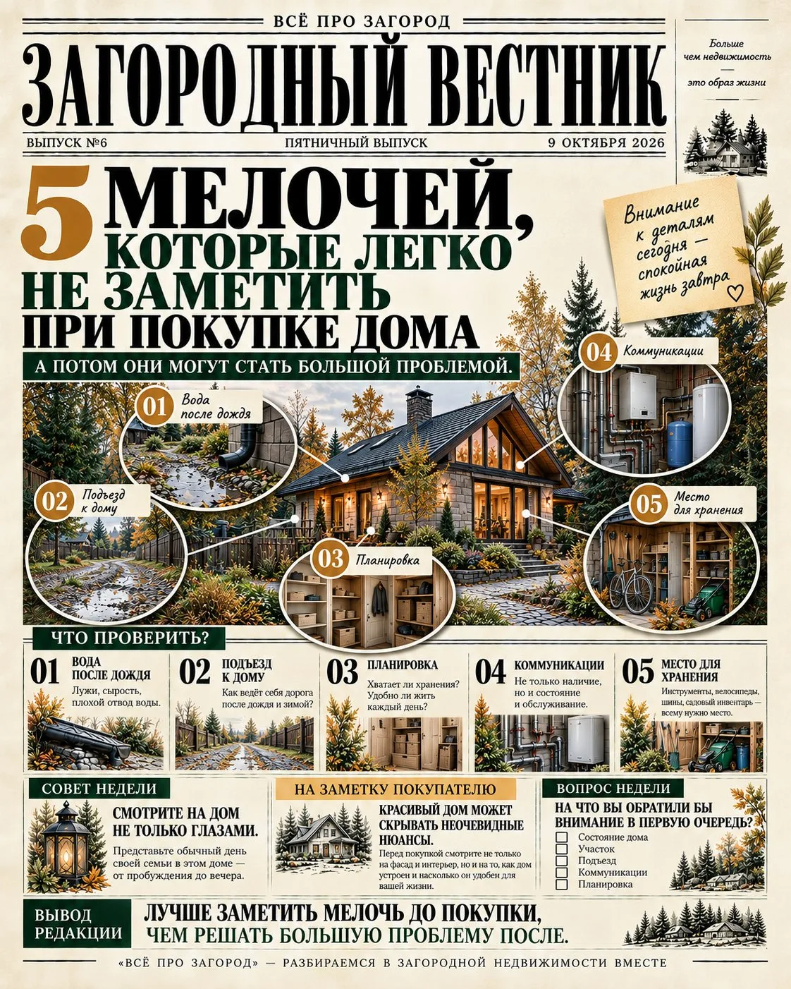 📰 Свежий выпуск «Загородного вестника» уже здесь!