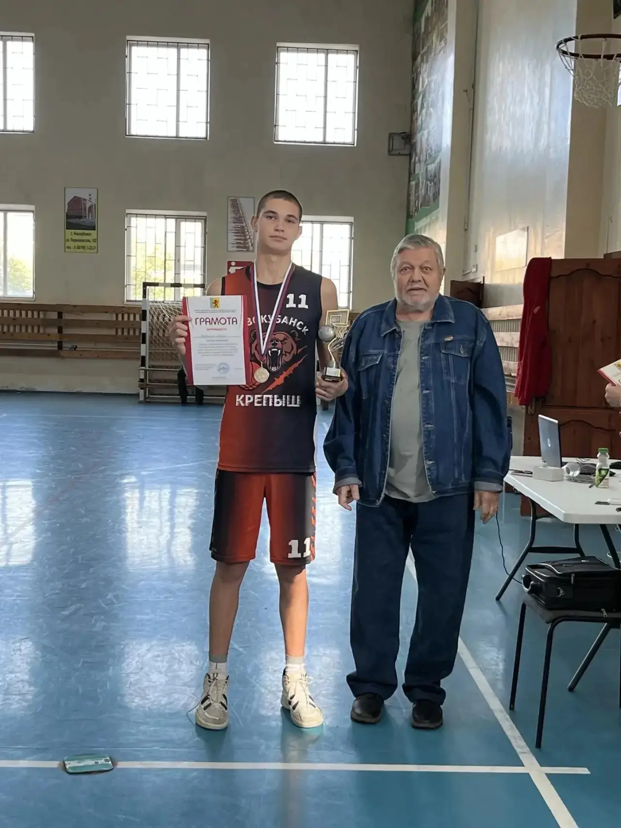 🏀 В Новокубанске прошел традиционный баскетбольный турнир на Кубок Заслуженного тренер...