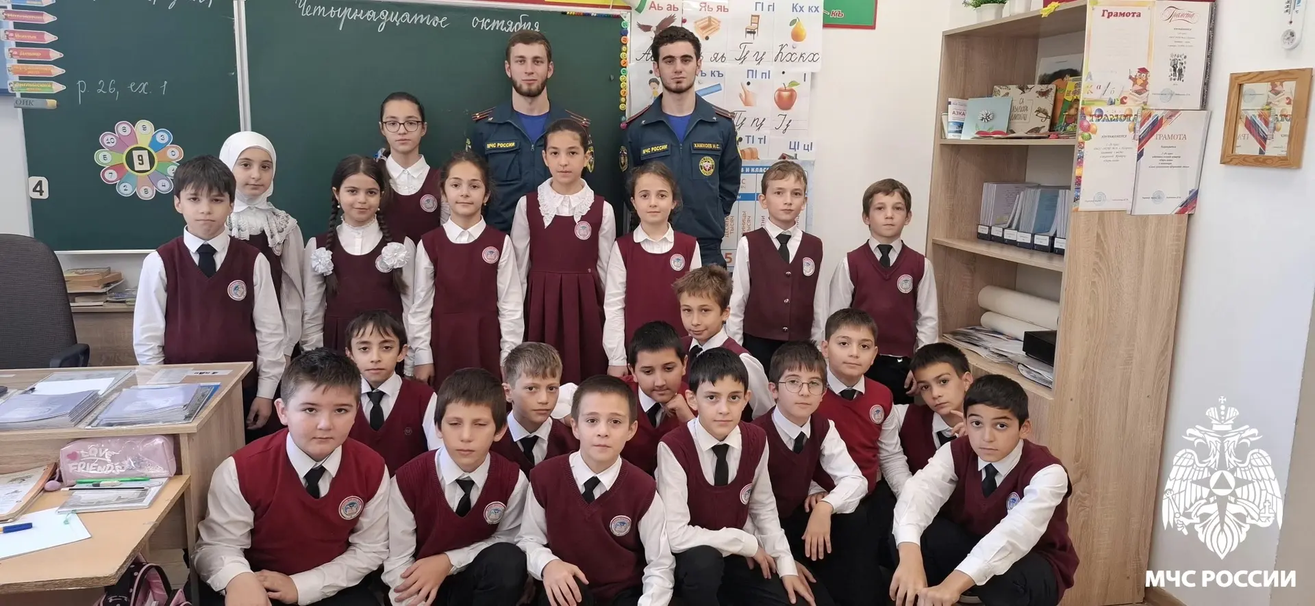 Урок безопасности в школе № 16 г. Назрань