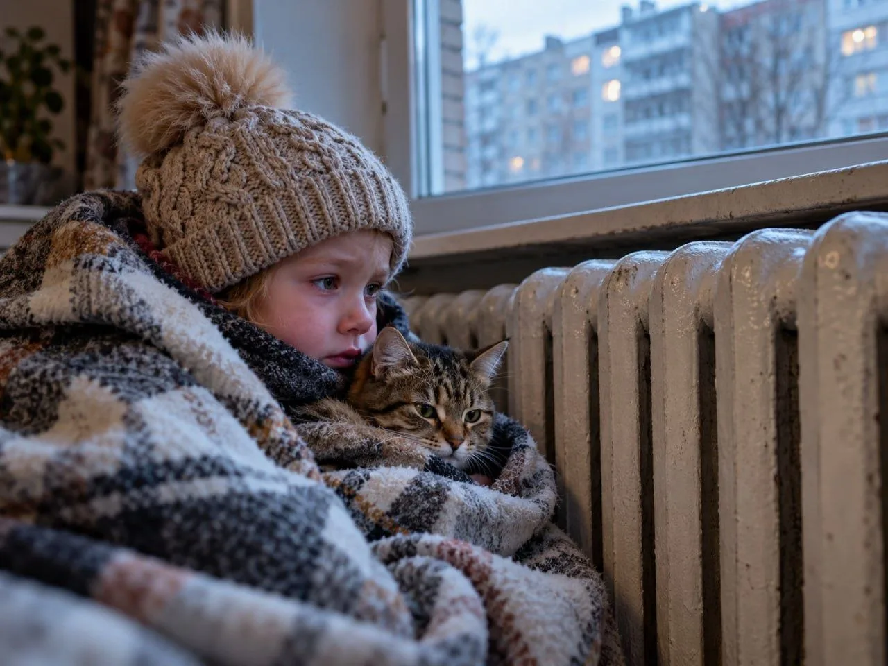 🥶 В Омске дети мёрзнут из-за отсутствия отопления