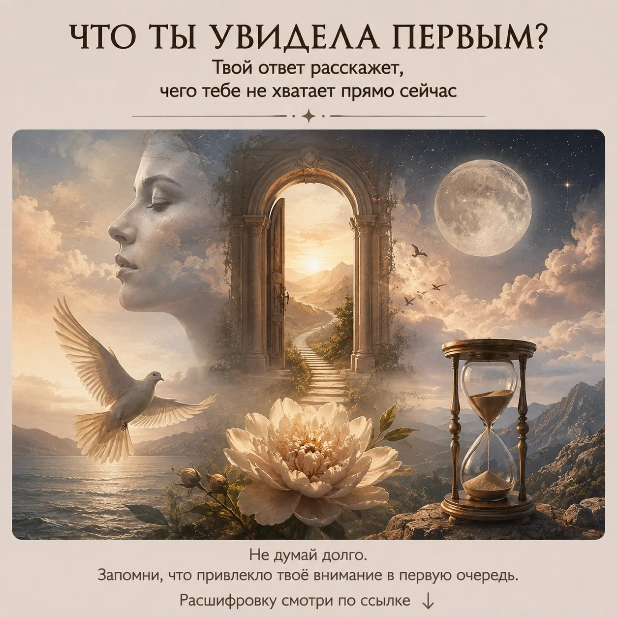✨ Что ты увидела на картинке первым?