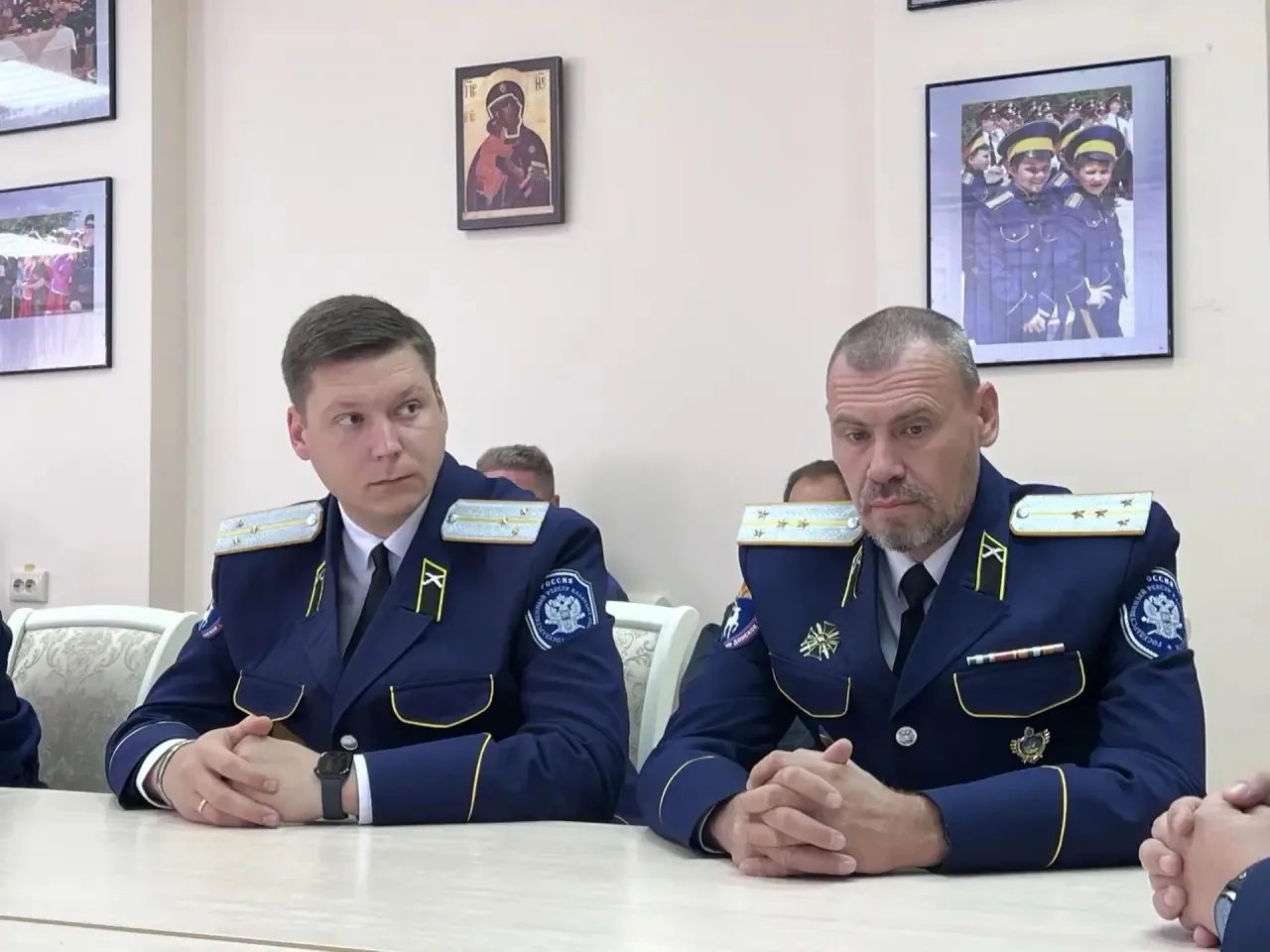 В казачьем кадетском корпусе имени атамана И.А. Бирюкова представили нового директора Ю...