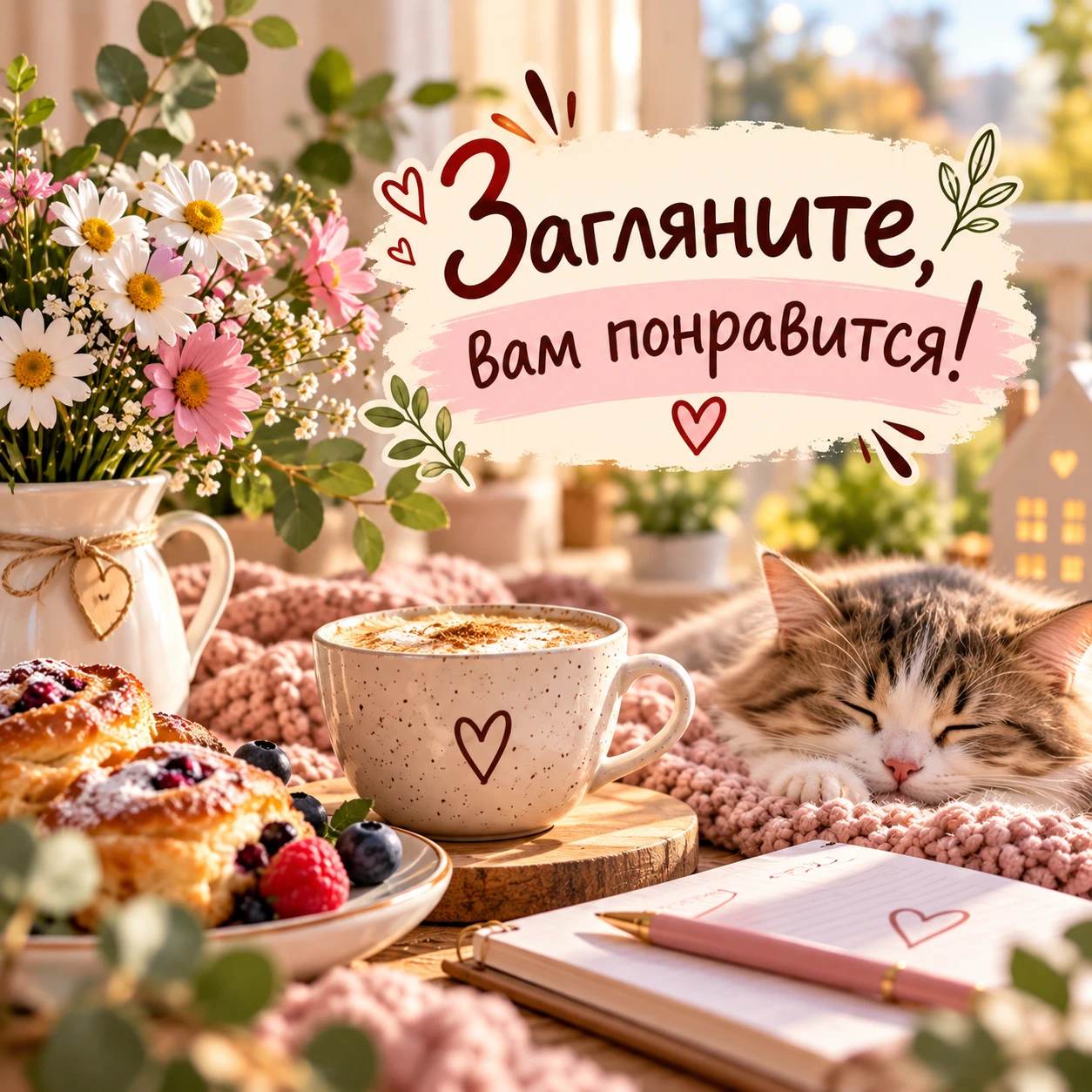 Собрали для вас уютные и интересные каналы, где каждый найдёт что-то полезное для себя.