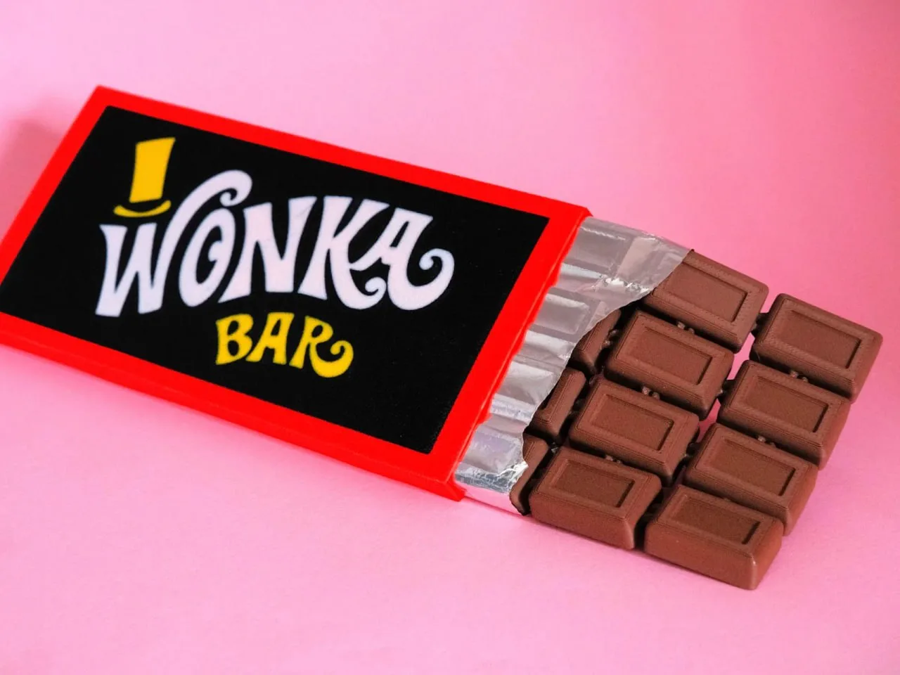 Флекси шоколадная плитка в стиле Willy Wonka 🍫