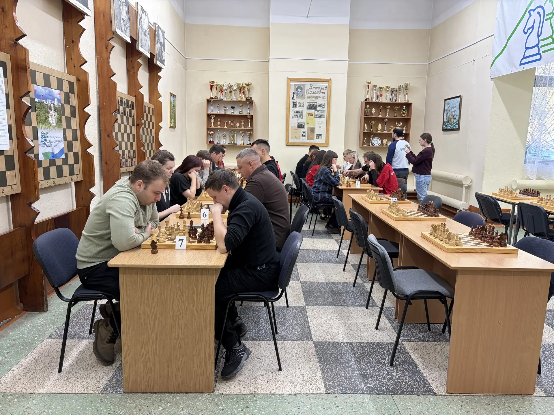 ♟️ Итоги шахматного турнира в рамках Спартакиады рабочей и служащей молодежи!