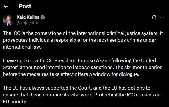 🤷‍♂️🇪🇺🇺🇸«Папочка, мы не согласны»: #Каллас бросила вызов #Трампу и пообещала защит...