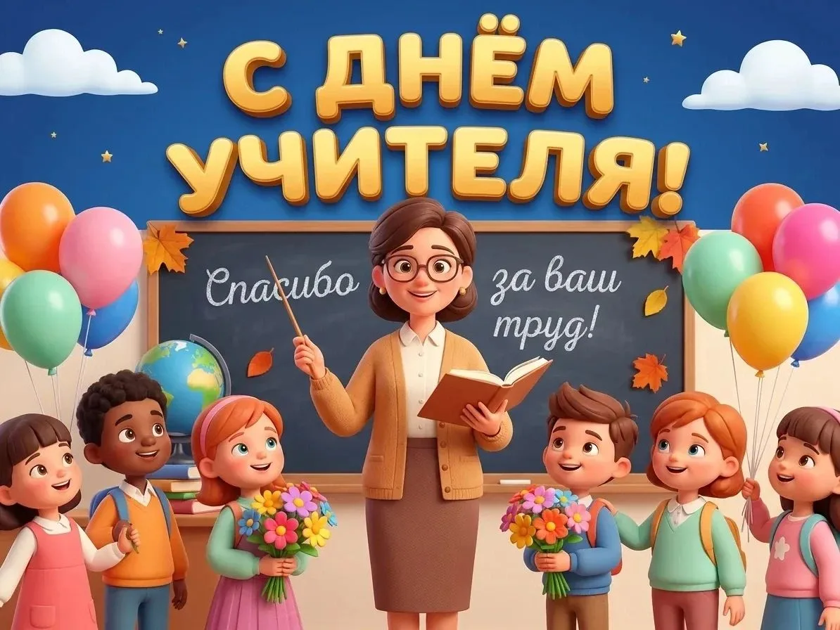 С Днём учителя! 💐