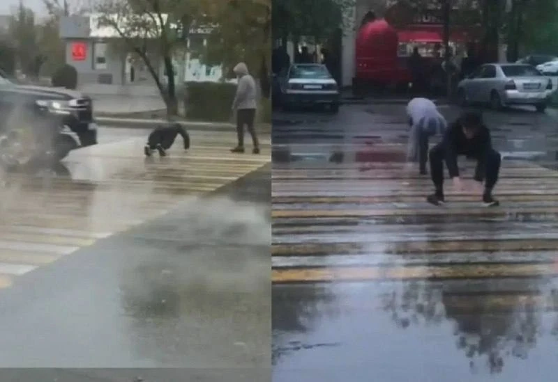 Опасный челлендж на улице Павла Морозова