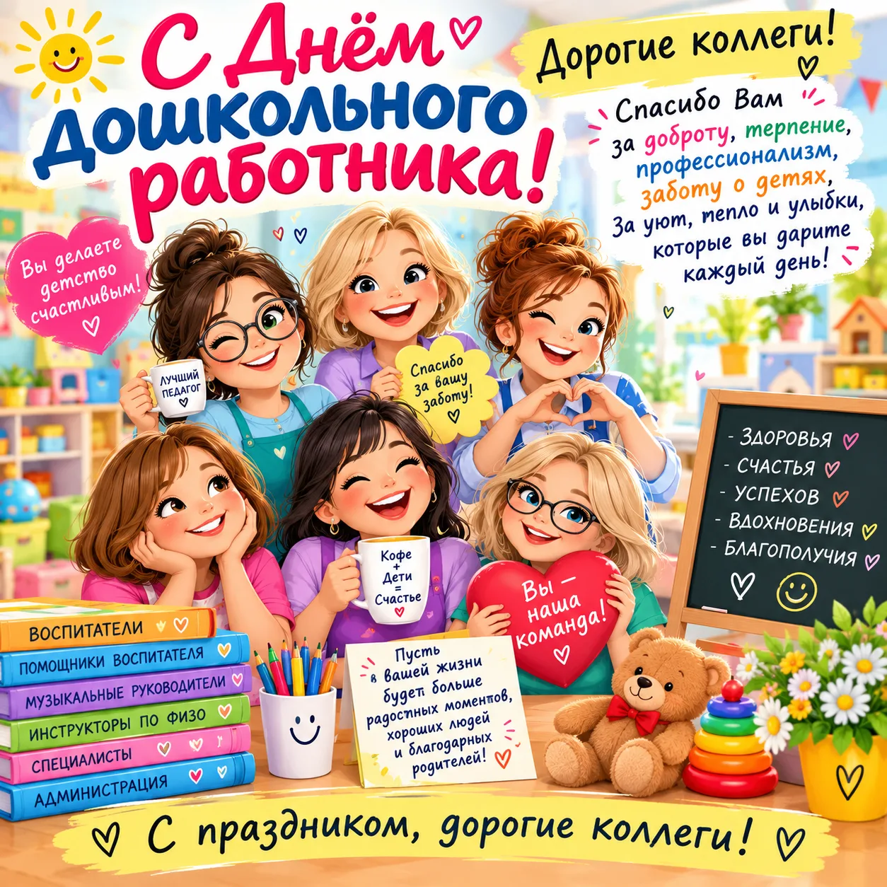 С днем дошкольного работника 💐