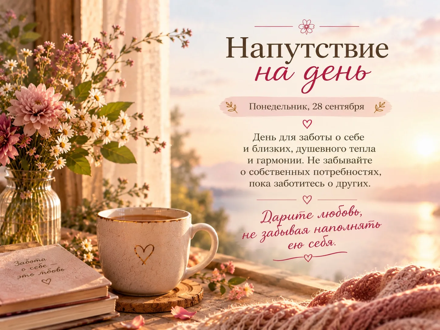 🌸 Понедельник, 28 сентября
