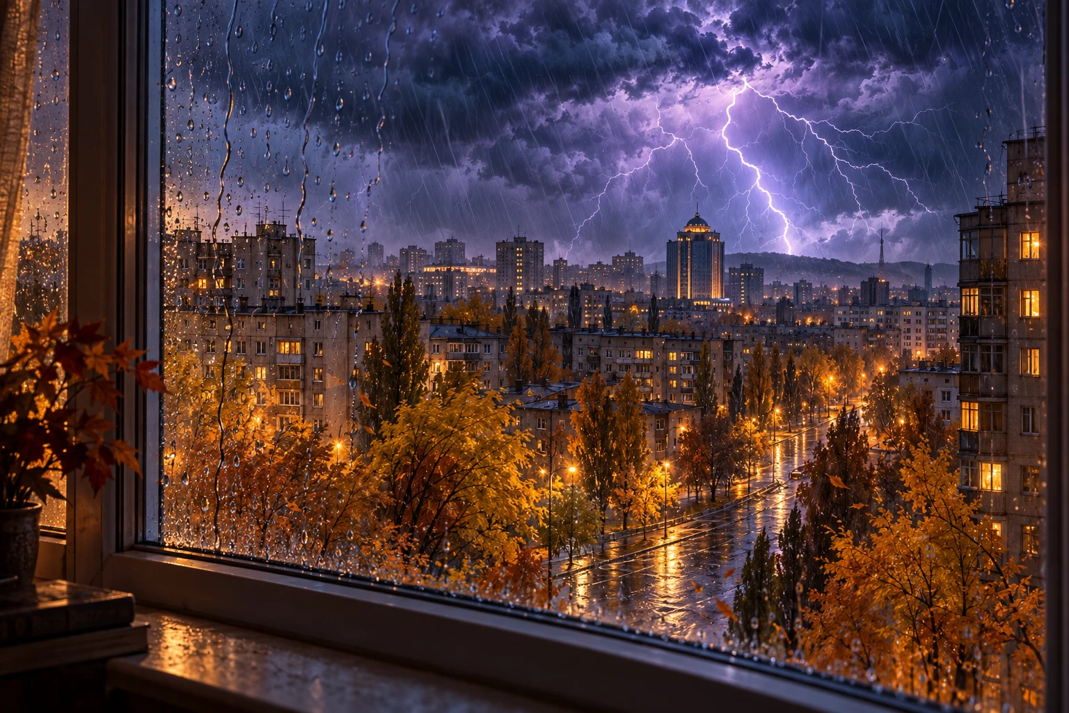 ⛈ Гроза осенью. А это вообще нормально?