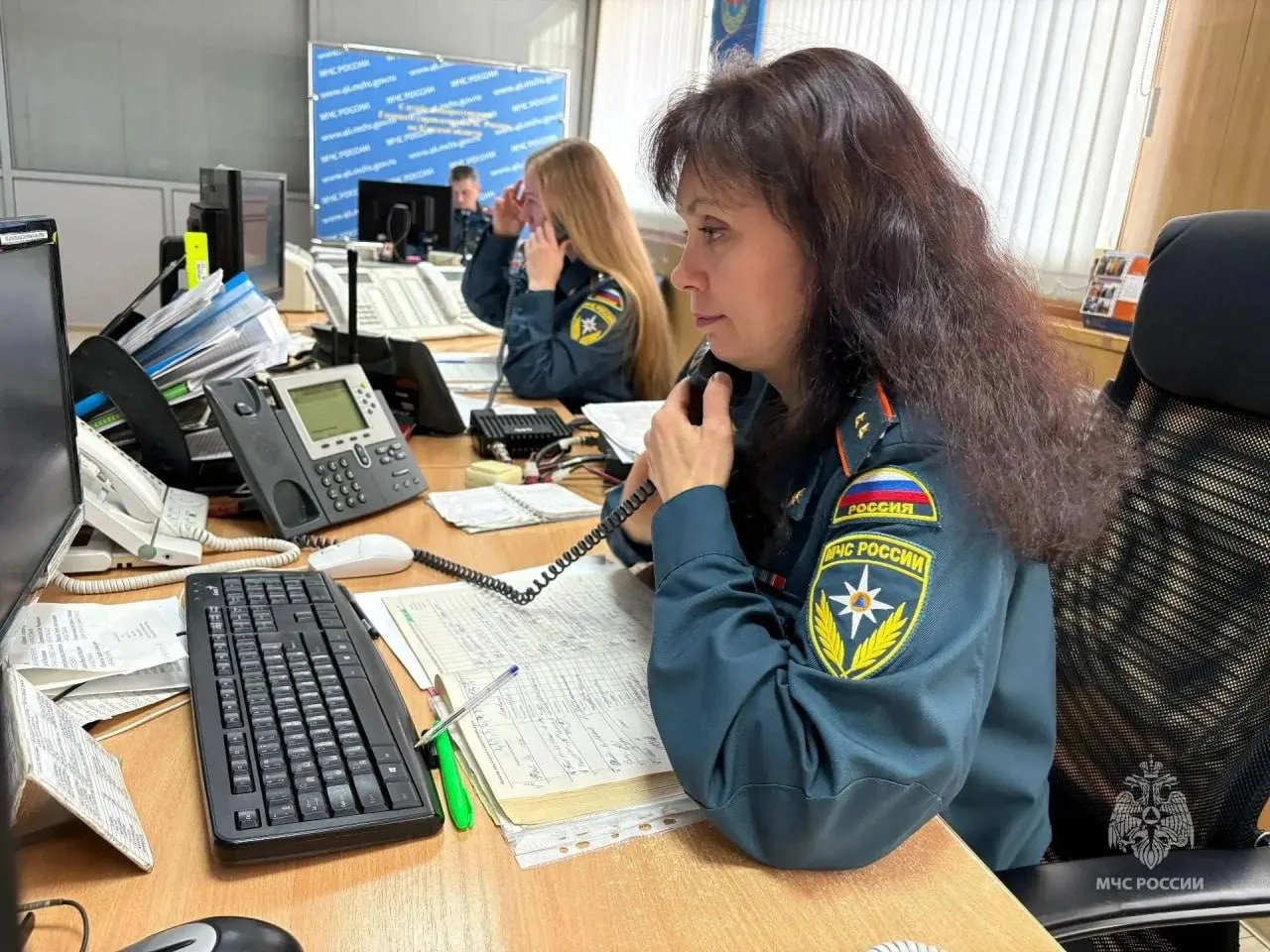 ❗️Более 11 500 звонков приняли диспетчеры Центрального пункта пожарной связи МЧС России...