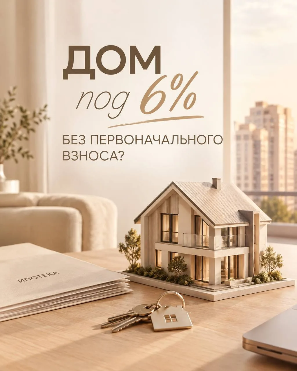 🏡 ДОМ под 6% БЕЗ ПЕРВОНАЧАЛЬНОГО ВЗНОСА? Такая возможность действует только до 1 ноября!
