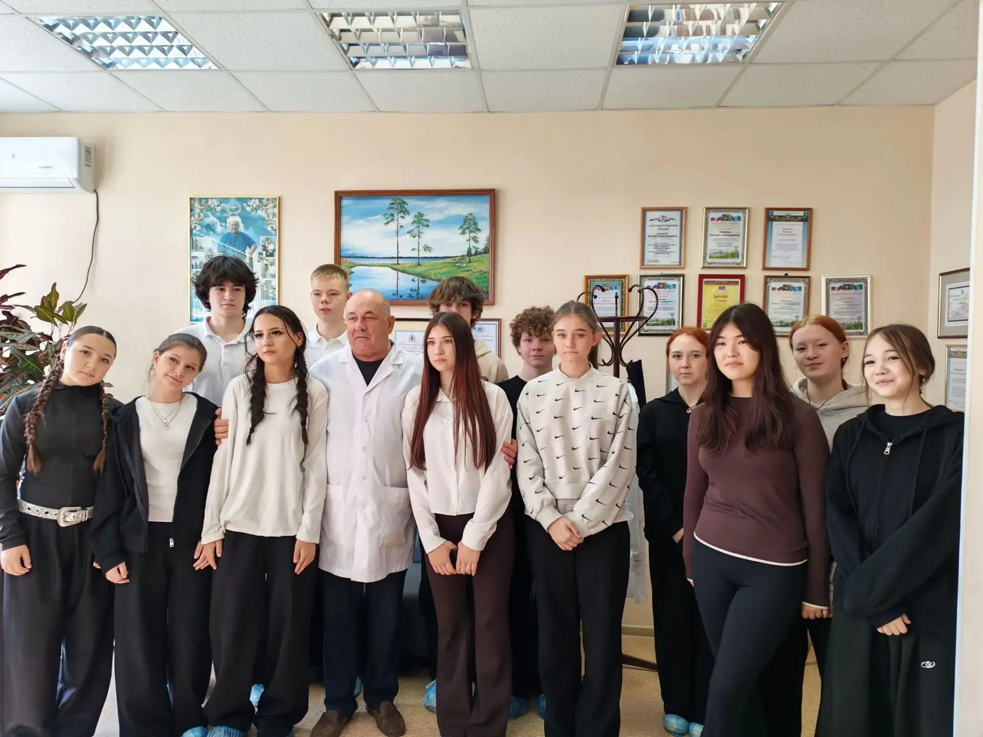 Знакомство с медицинской профессией