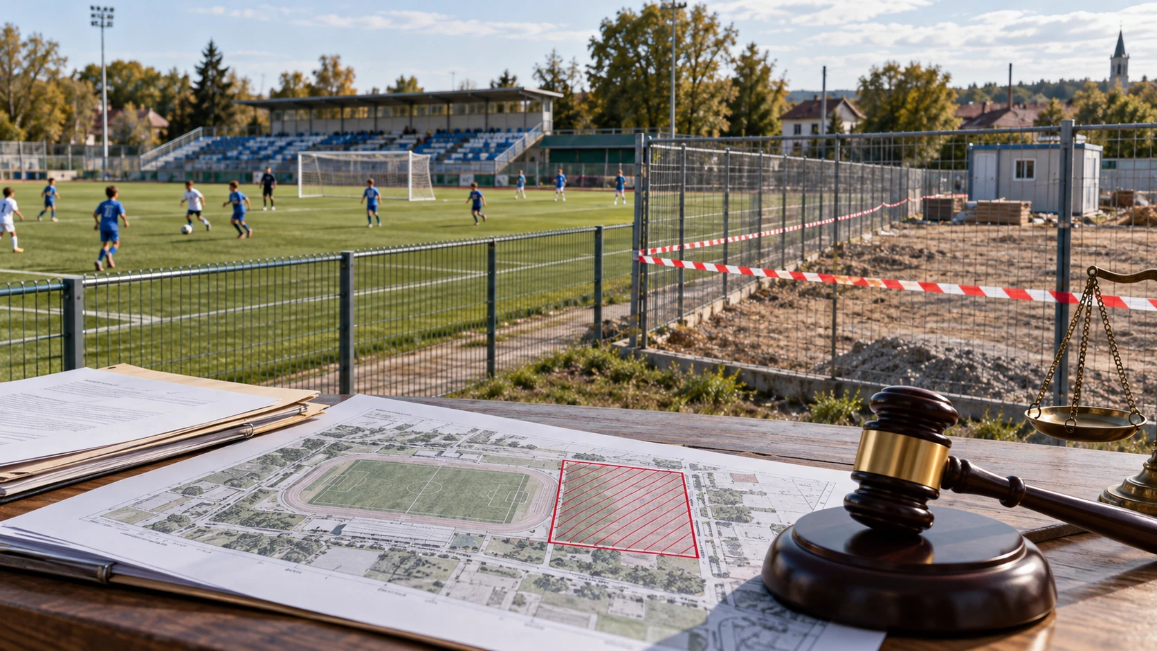 ⚽ На Кубани часть территории футбольного стадиона сдали предпринимателю. Прокуратуре пр...