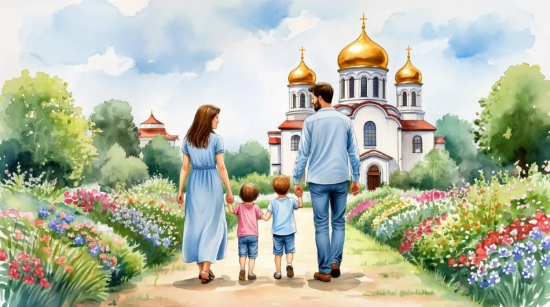 Если же муж и жена утром и вечером молятся, день ходят пред Богом, причащаются в воскре...