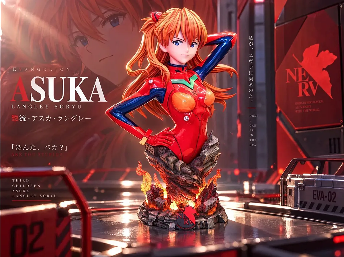 Бюст Asuka Langley Soryu - Evangelion от LiYue Studio