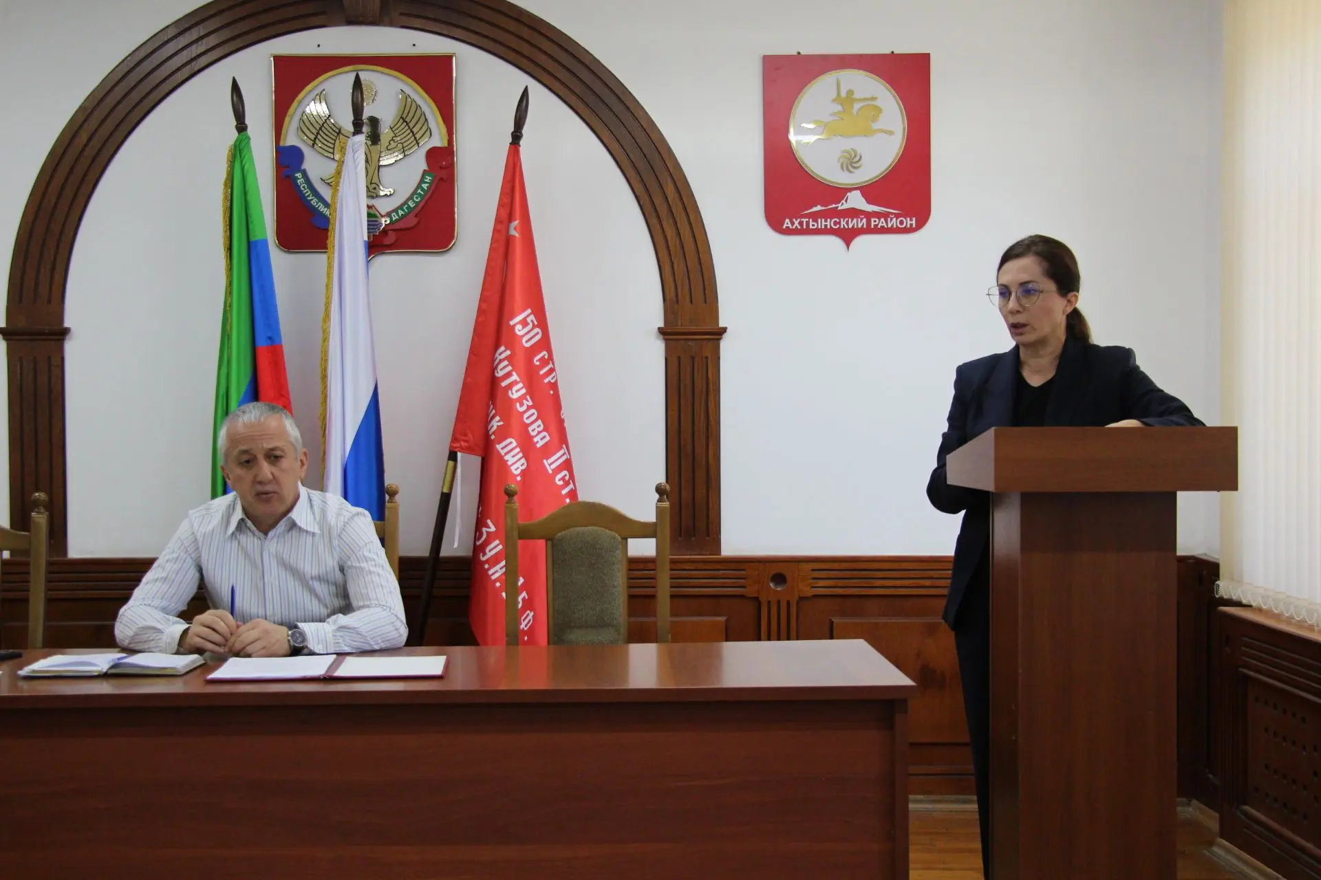Сегодня в администрации Ахтынского района под руководством главы муниципалитета Абдул-К...