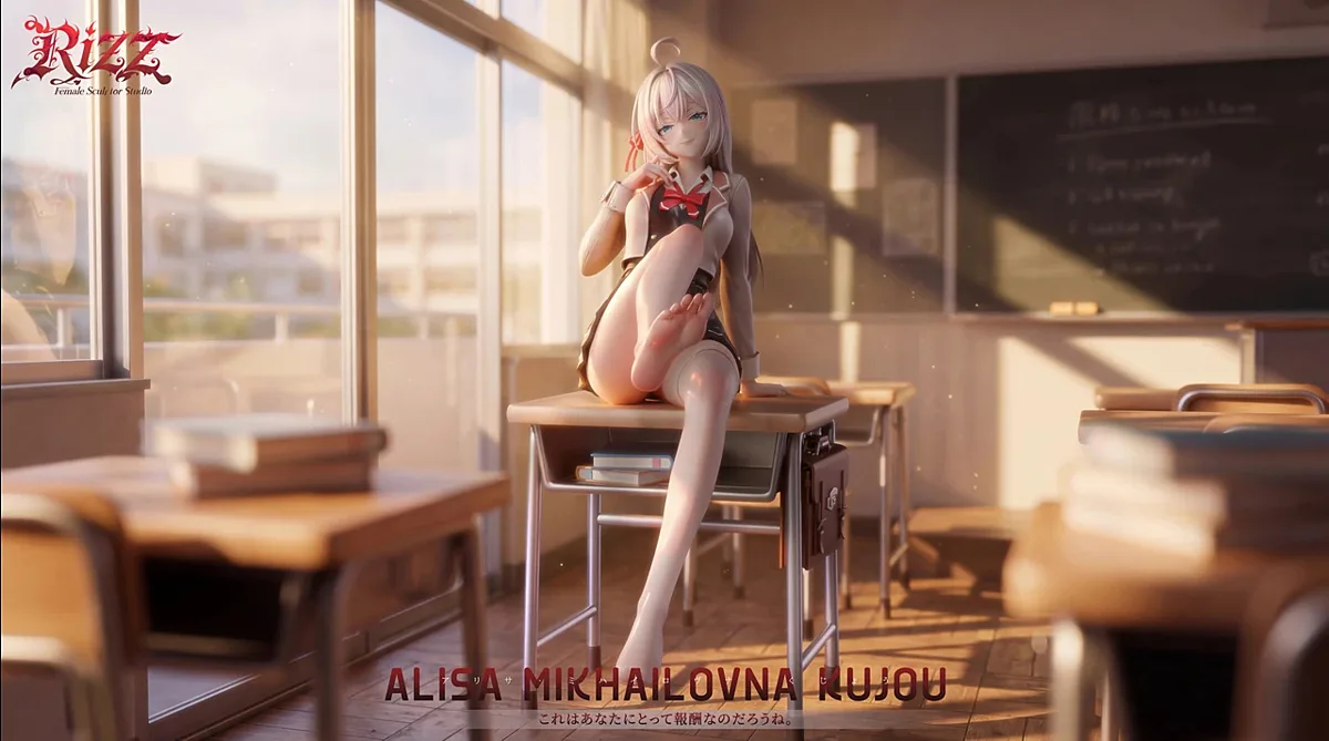 Статуя Alisa Mikhailovna Kujou - Alya Sometimes Hides Her Feelings in Russian от Rizz S...