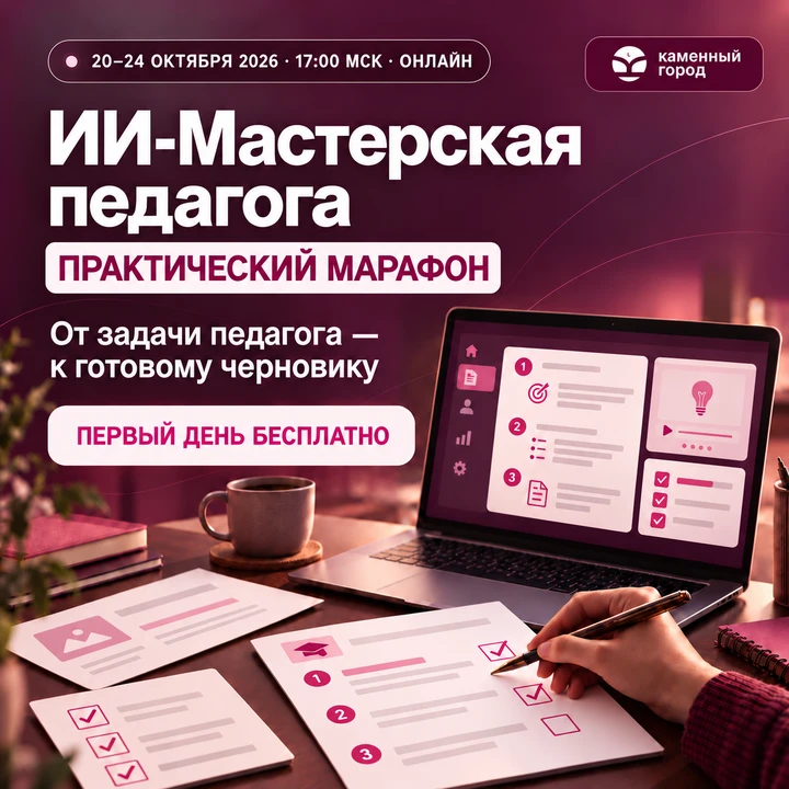А что, если учитель может подготовиться к занятиям на всю неделю всего за 1 час?