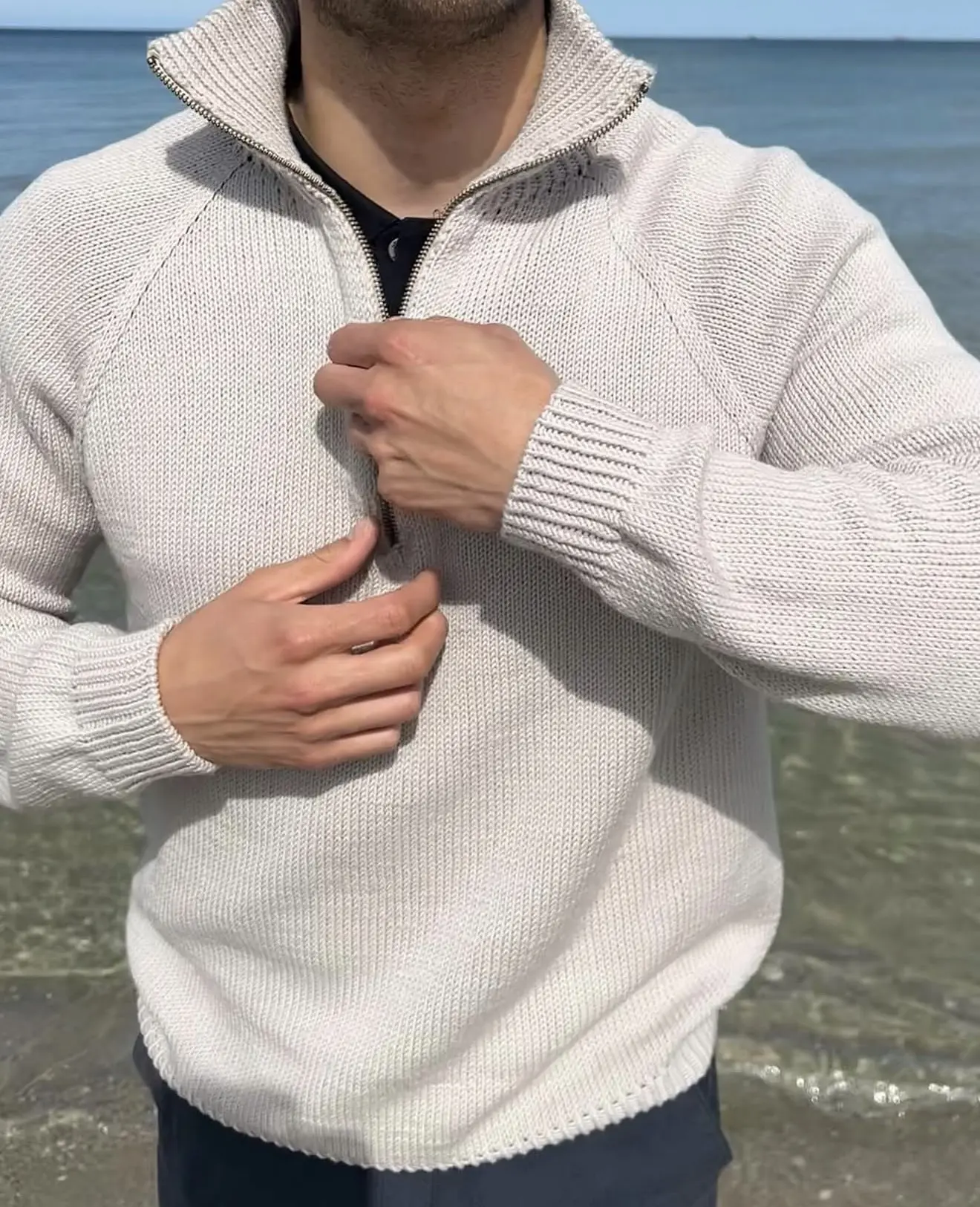 5️⃣0️⃣7️⃣ Свитер с застежкой-молнией Zipper Light – Man