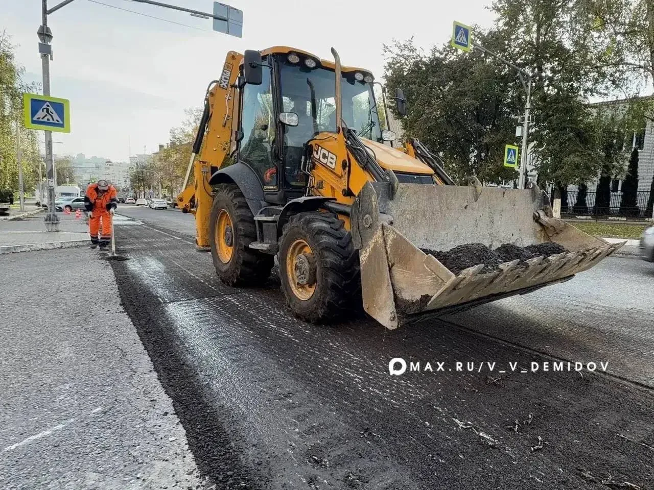 В Белгороде ремонтируют участок улицы Николая Чумичова