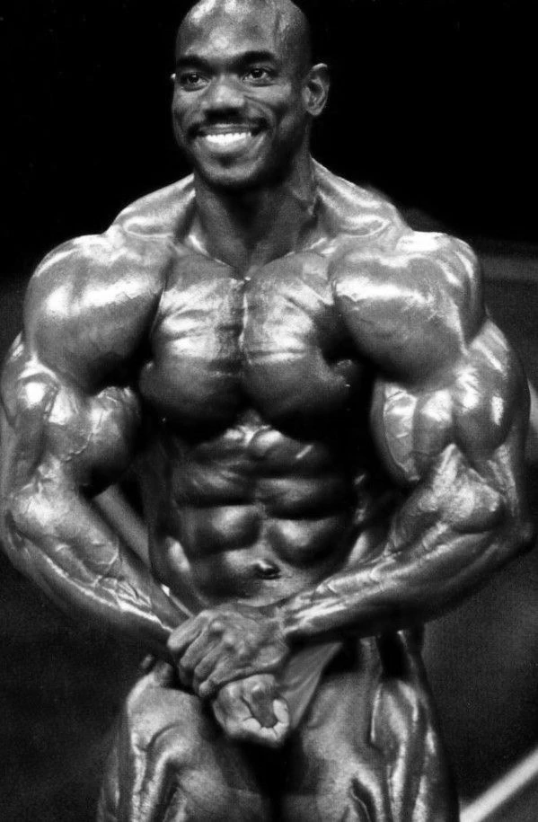 Флекс Уиллер (Flex Wheeler) на "Arnold Classic" 1997 года, где он завоевал золото.