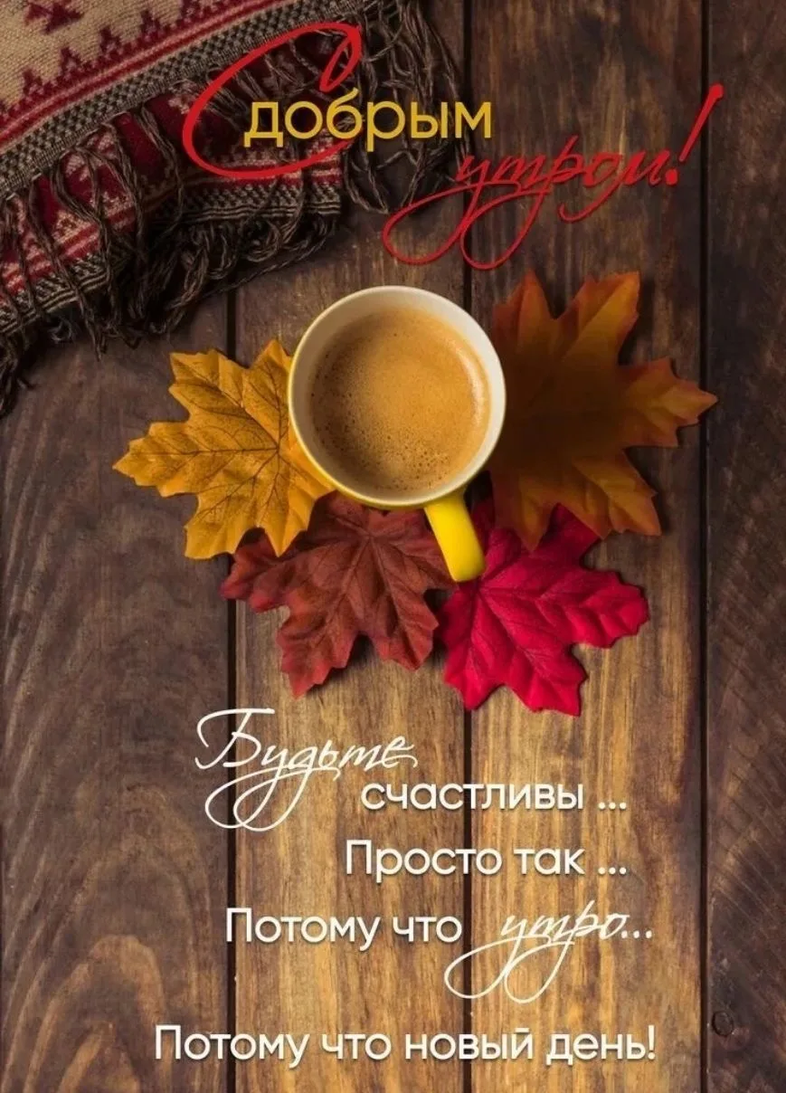 С добрым октябрьским утром 🍂