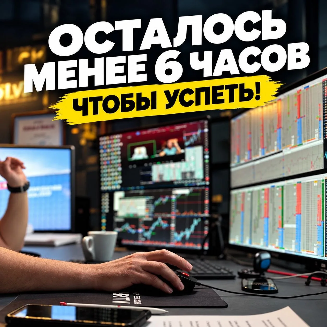 ⏳ ОСТАЛОСЬ МЕНЕЕ 6 ЧАСОВ, ЧТОБЫ УСПЕТЬ!
