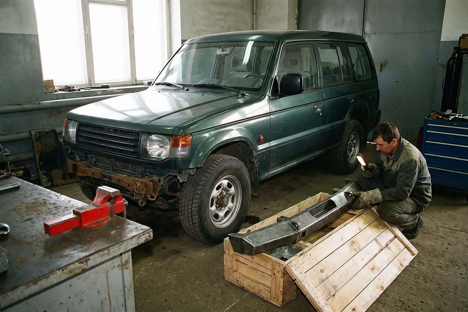 Силовой бампер Pajero 2: как не взять деталь от Спорта