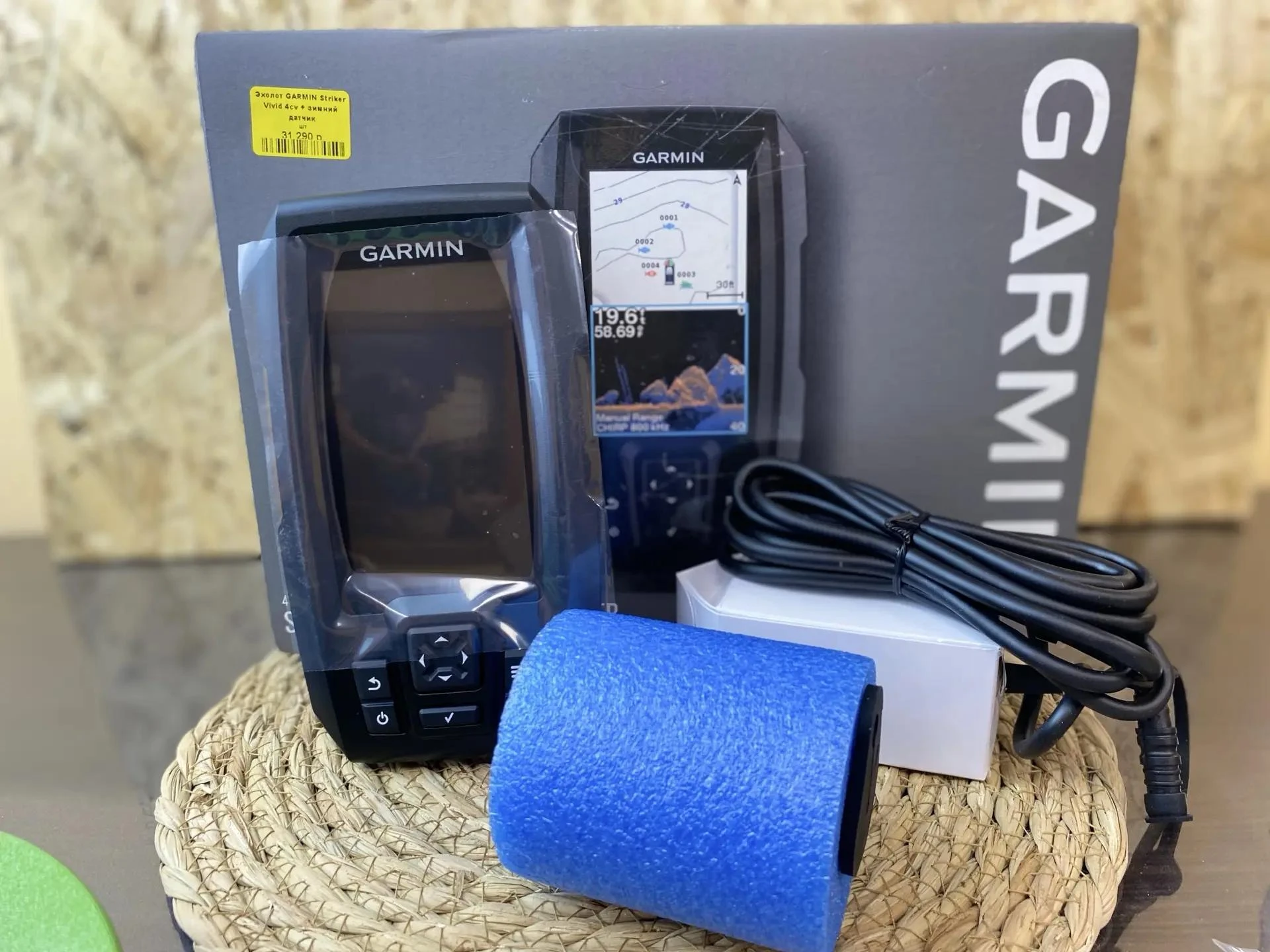 Эхолот GARMIN Striker Vivid 4cv в комплекте с зимним датчиком поступил в продажу!