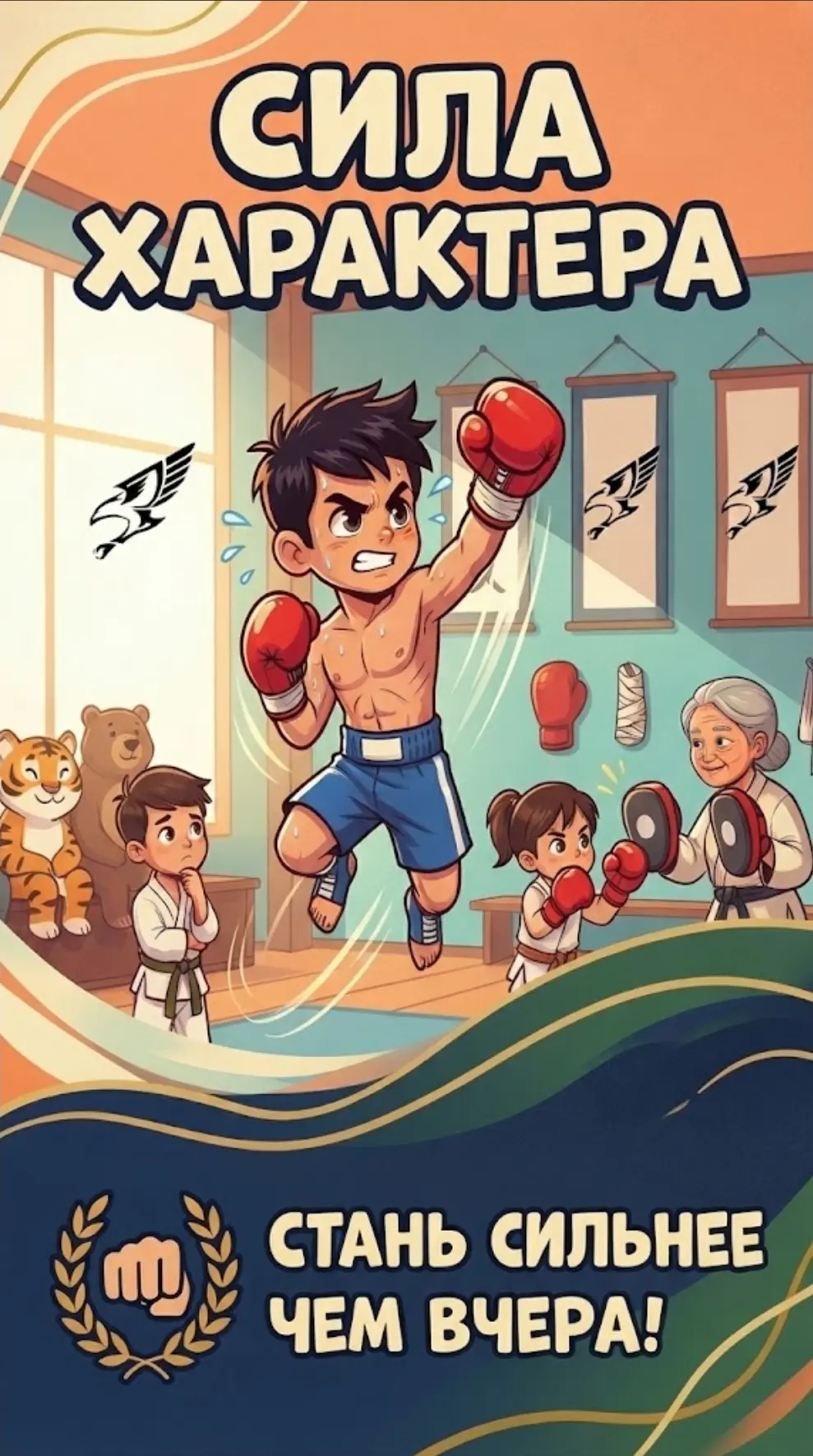🥊 Сила — это не просто физическая подготовка. Это характер!