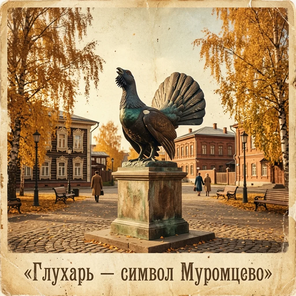 Заголовок: Глухарь — крылатый символ Муромцево