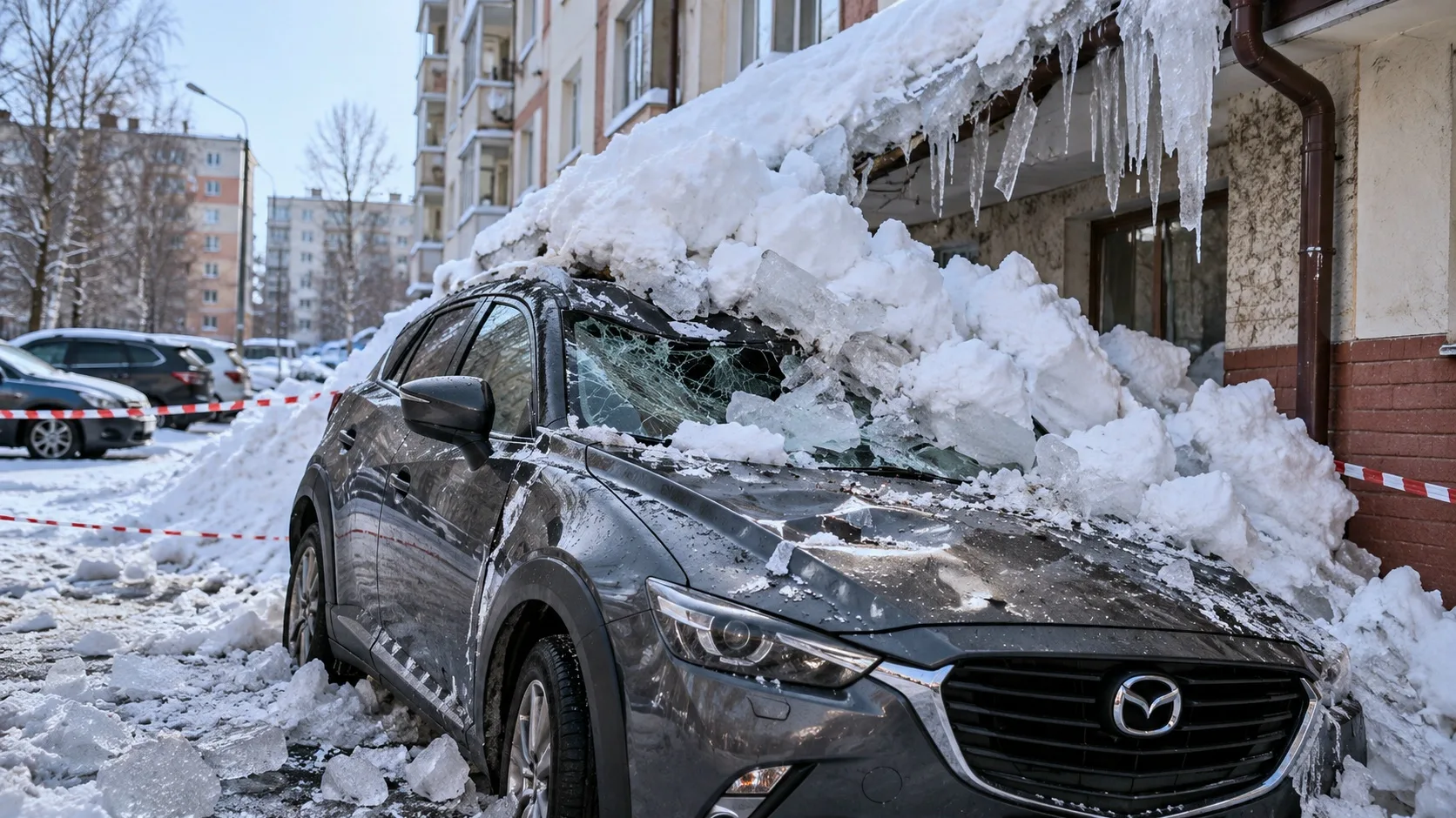 🚗 Житель Ишимбая отсудил более 1,2 млн рублей после падения снега на автомобиль